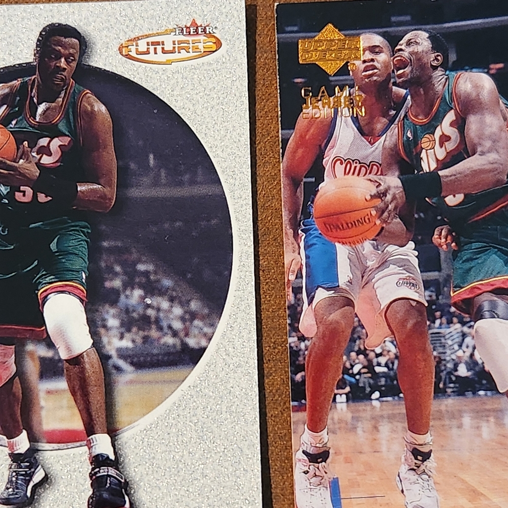 RARE Seattle Supersonics Basketball Trading Cards